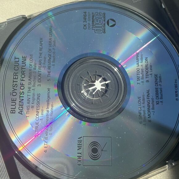 Agents of Fortune by Blue Öyster Cult (CD, Columbia) - Picture 2 of 4